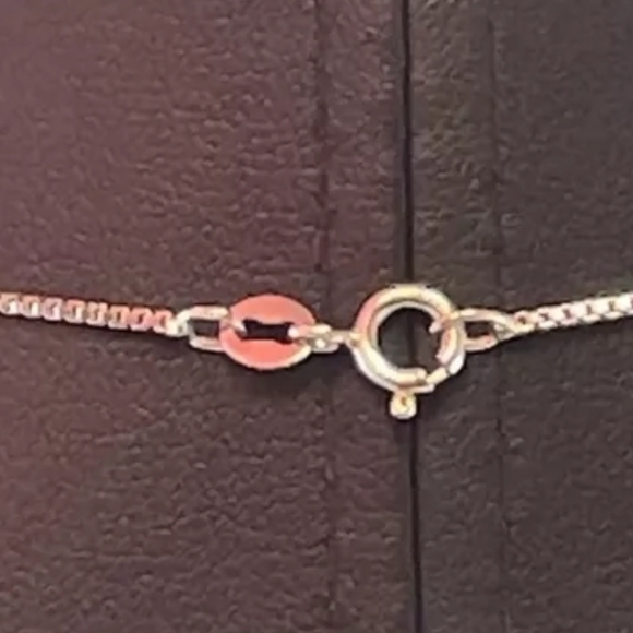 BSI GENUINE DIAMOND 16" 1MM Sterling Silver box chain necklace 7.0G - Picture 6 of 7